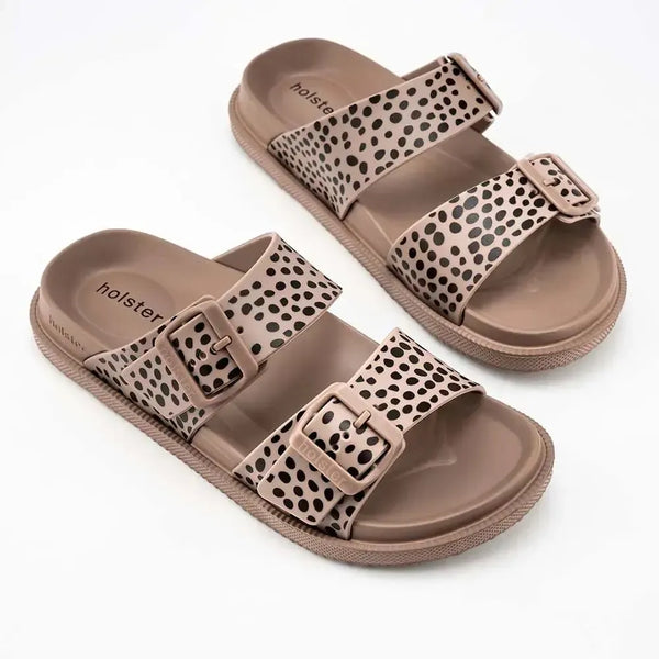 Holster Solesafari Cheetah Sandals - Natural