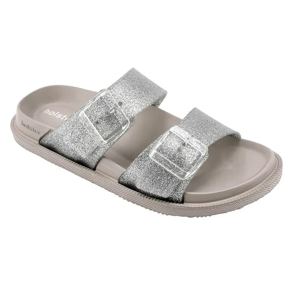 Holster Soleshimmer Glitter Sandals - Silver