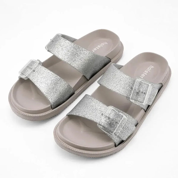 Holster Soleshimmer Glitter Sandals - Silver