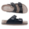 Holster Stride Double buckle Sandals - Black-Holster-Buy shoes online