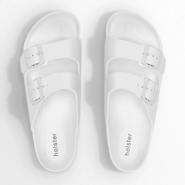 Holster Sundreamer Double Buckle Sandal - White