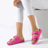 Holster Sundreamer Double Buckle Sandals - Hot Pink