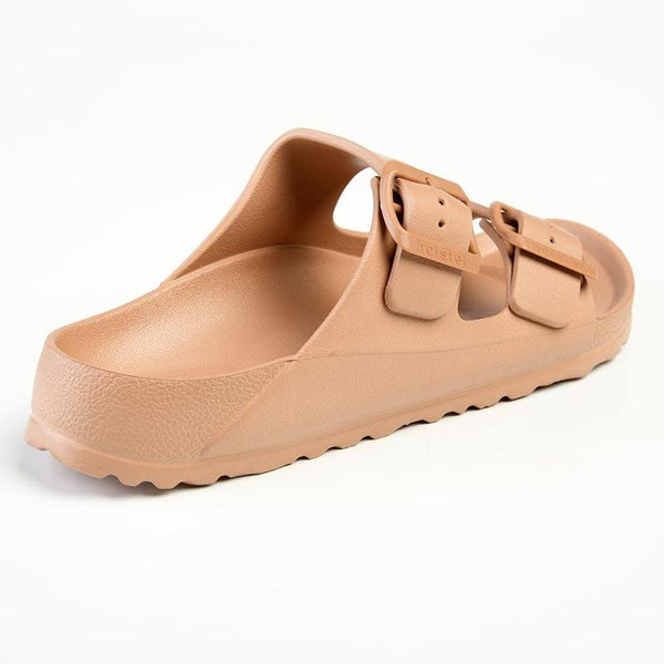 Holster Sundreamer Double Buckle Slip-on Sandals - Natural-Holster-Buy shoes online