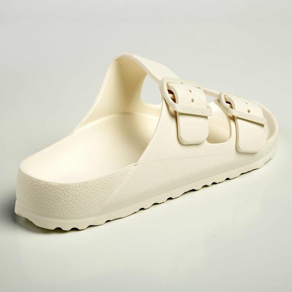 Holster Sundreamer Double Buckle Thong Sandals - White-Holster-Buy shoes online