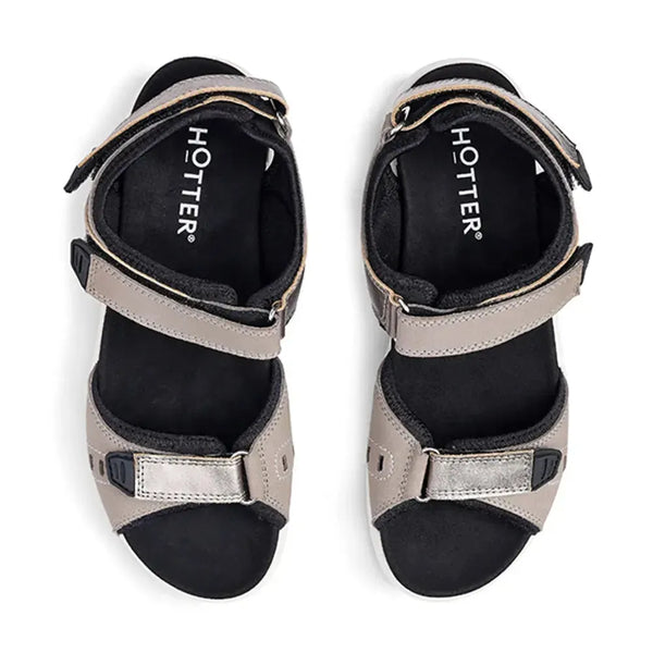 Hotter Walk II Sandals - Grey