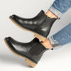 Hush Puppies Breaker ll Leather Boot - Black-Hush Puppies-Buy shoes online