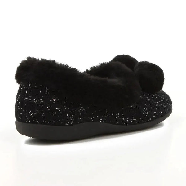 Hush Puppies Chloe Slipper with Tassles - Black