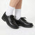 Hush Puppies Curtis Youth School Shoes - Black