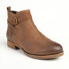 Hush Puppies Elizabeth Leather Side Strap Ankle Boot - Brown-Hush Puppies-Buy shoes online