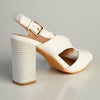 Hush Puppies Eryn Block Sandal - White-Hush Puppies-Buy shoes online