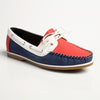 Hush Puppies Flat Docksider - Red / Navy-Hush Puppies-Buy shoes online