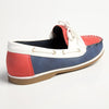 Hush Puppies Flat Docksider - Red / Navy-Hush Puppies-Buy shoes online