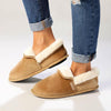 Hush Puppies Fur Top Lua Slippers - Tan-Hush Puppies-Buy shoes online