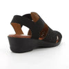 Hush Puppies Genny Leather Strap Sandals - Black