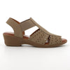 Hush Puppies Genny Nappa Leather Sandals - Canna Seta Leather-Hush Puppies-Buy shoes online