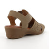 Hush Puppies Genny Nappa Leather Sandals - Canna Seta Leather-Hush Puppies-Buy shoes online