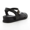 Hush Puppies Graice Leather Strap Sandals - Black-Hush Puppies-Buy shoes online