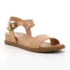 Hush Puppies Graice Leather Strap Sandals - Nude-Soft Style by Hush Puppies-Buy shoes online