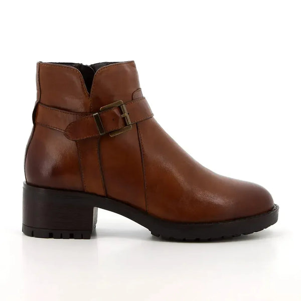 Hush Puppies Hazel Ankle Boot- Two Tone Tan