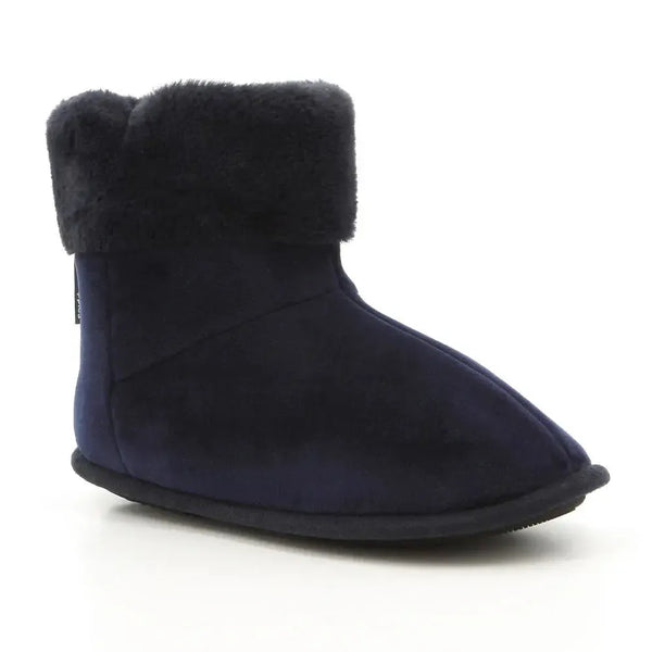 Hush Puppies Hi Top Slippers - Navy