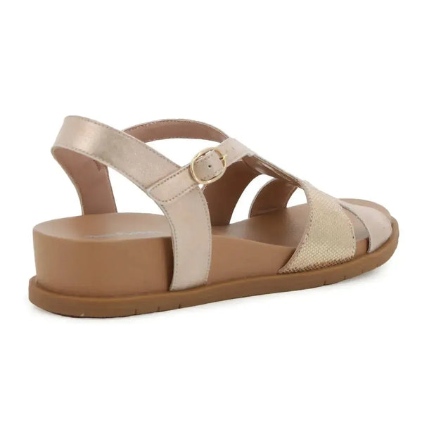 Hush Puppies Ines Leather Wedge - Baby Pink