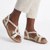Hush Puppies Ines Leather Wedge - Whisper White