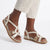 Hush Puppies Ines Leather Wedge - Whisper White