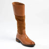 Hush Puppies Kitty Leather Rider Boot - Tan