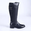 Hush Puppies Leather Arla Rider Boot - Black