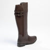 Hush Puppies Leather Arla Rider Boot - Chocolate-Hush Puppies-Buy shoes online