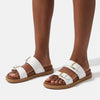 Hush Puppies Leather Hadley Sandals - White