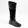 Hush Puppies Leather Kitty Rider Boot - Black-Soft Style by Hush Puppies-Buy shoes online