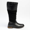 Hush Puppies Leather Kitty Rider Boot - Black-Soft Style by Hush Puppies-Buy shoes online