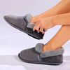 Hush Puppies Lua Fur Top Slippers - Grey