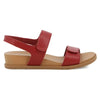 Hush Puppies Lucia Leather Wedge - Red
