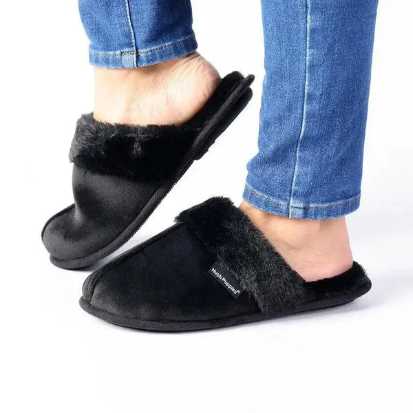 Hush Puppies Lunara Mule Slippers - Black
