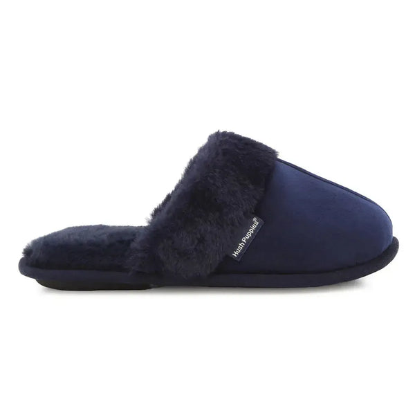 Hush Puppies Lunara Mule Slippers - Navy