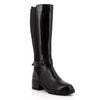Hush Puppies Madi Leather Knee High Boot - Black
