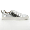 Hush Puppies Mistry Leather Sneaker - Silver