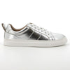 Hush Puppies Mistry Leather Sneaker - Silver-Soft Style by Hush Puppies-Buy shoes online