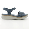 Hush Puppies Nala Leather Strap Sandals - Blue
