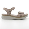 Hush Puppies Nala Leather Strap Sandals - Silver-Soft Style by Hush Puppies-Buy shoes online