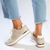 Hush Puppies Remy Flyknit Sneaker - Beige-Soft Style by Hush Puppies-Buy shoes online