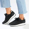 Hush Puppies Remy Flyknit Sneaker - Black-Soft Style by Hush Puppies-Buy shoes online