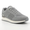 Hush Puppies Remy Leather Flyknit Sneaker - Silver