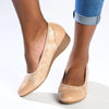 Hush Puppies Rishelle Wedge - Rose Gold-Soft Style by Hush Puppies-Buy shoes online