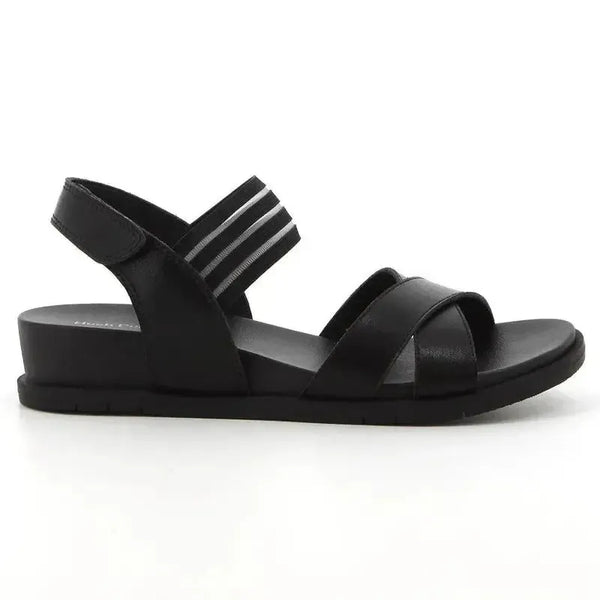 Hush Puppies Rosalino Leather Sandal - Black