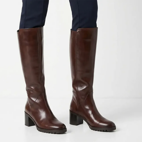 Hush Puppies Sloane Knee High Boot - Brown
