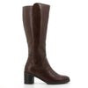 Hush Puppies Sloane Leather Block Boots - Brown