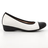 Hush Puppies Two Tone Rishelle Wedge - White/Black-Soft Style by Hush Puppies-Buy shoes online